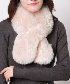 ESPERANZA / エスペランサ マフラー・ショール・スヌード・ストール | ふわもこクロスマフラー