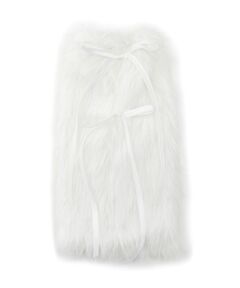 ESPERANZA / エスペランサ レッグウォーマー | フェイクファー×レースアップレッグカバー