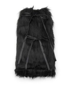 ESPERANZA / エスペランサ レッグウォーマー | フェイクファー×レースアップレッグカバー