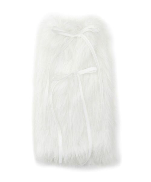 ESPERANZA / エスペランサ レッグウォーマー | フェイクファー×レースアップレッグカバー | 詳細1