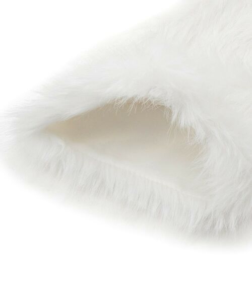 ESPERANZA / エスペランサ レッグウォーマー | フェイクファー×レースアップレッグカバー | 詳細3