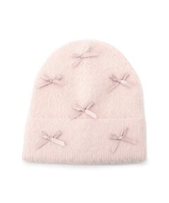 ESPERANZA / エスペランサ ニットキャップ | リボン付きニット帽