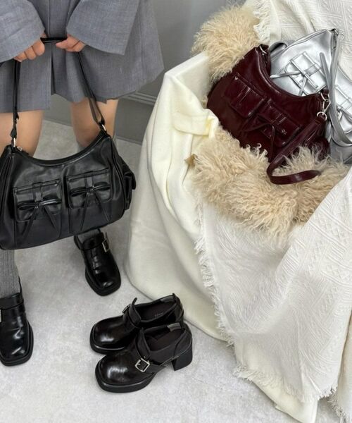 ESPERANZA / エスペランサ ショルダーバッグ | ポケットリボン2WAYバッグ | 詳細10