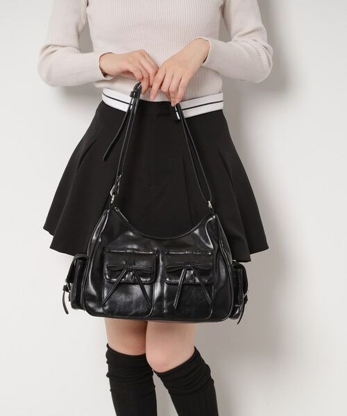 ESPERANZA / エスペランサ ショルダーバッグ | ポケットリボン2WAYバッグ | 詳細7