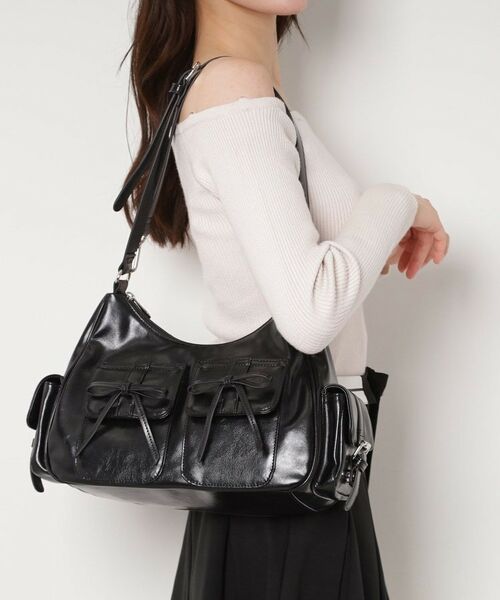 ESPERANZA / エスペランサ ショルダーバッグ | ポケットリボン2WAYバッグ | 詳細8