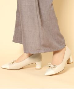 ESPERANZA / エスペランサ パンプス | ビジューリボンポインテッドパンプス