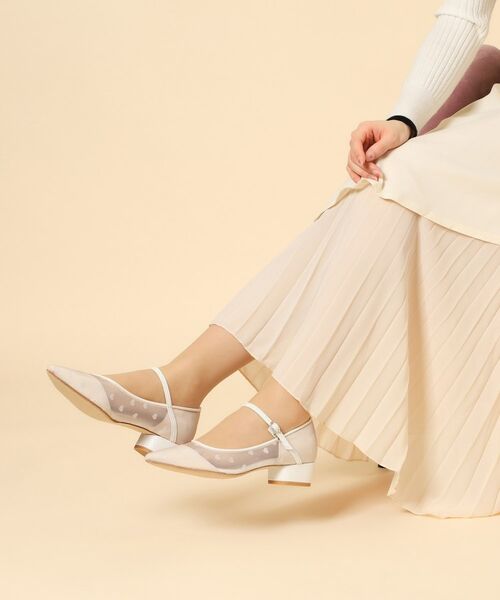 ESPERANZA / エスペランサ パンプス | 甲ストラップシアーパンプス(ピンク(972))