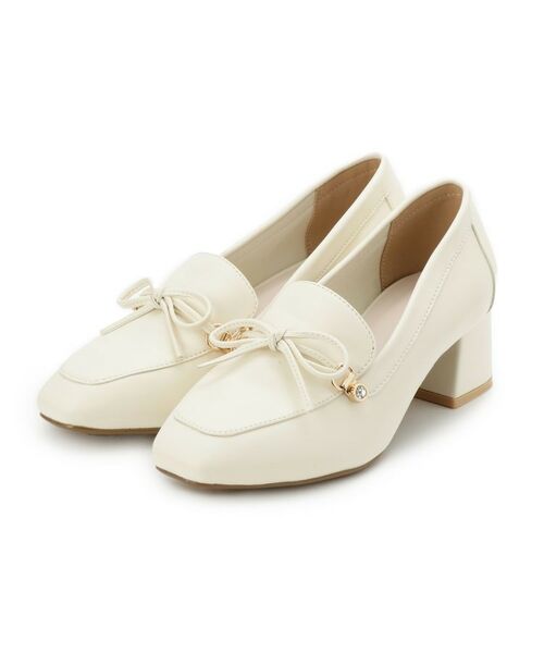 ESPERANZA / エスペランサ パンプス | ビジュー付リボンローファー | 詳細12