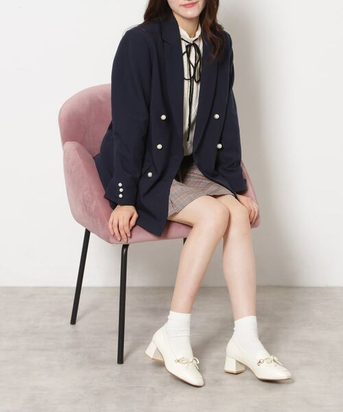 ESPERANZA / エスペランサ パンプス | ビジュー付リボンローファー | 詳細2