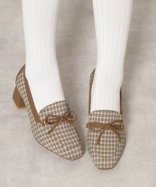 ESPERANZA / エスペランサ パンプス | ビジュー付リボンローファー | 詳細7