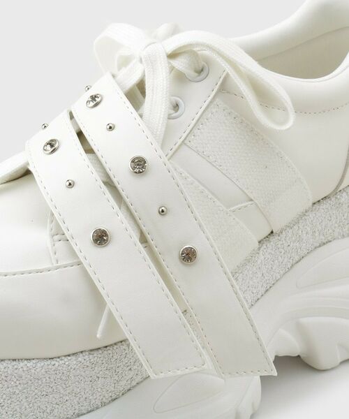 ESPERANZA / エスペランサ スニーカー | ラインストーンスタッズ厚底スニーカー | 詳細15