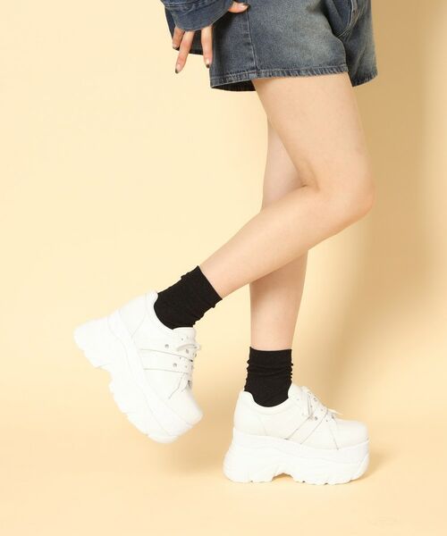 ESPERANZA / エスペランサ スニーカー | ラインストーンスタッズ厚底スニーカー | 詳細4