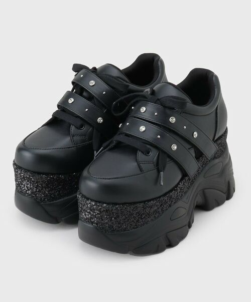 ESPERANZA / エスペランサ スニーカー | ラインストーンスタッズ厚底スニーカー | 詳細7