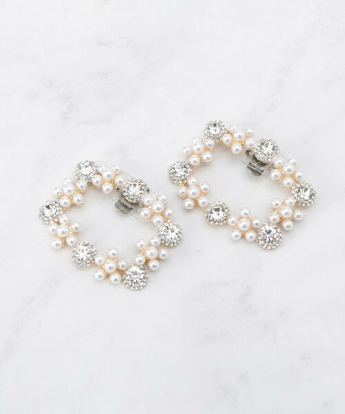 ESPERANZA / エスペランサ シューズ | ビジューパール調シューズクリップ（ゴールド(007)）