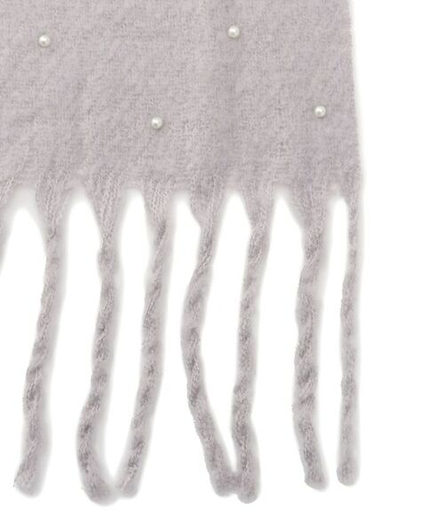 ESPERANZA / エスペランサ マフラー・ショール・スヌード・ストール | フェイクパール使いストール | 詳細4