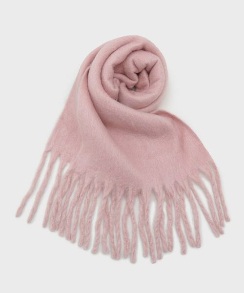 ESPERANZA / エスペランサ マフラー・ショール・スヌード・ストール | 厚手起毛無地ストール | 詳細1