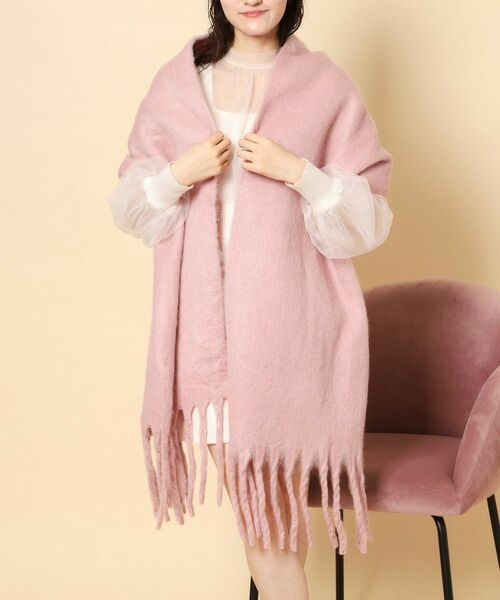 ESPERANZA / エスペランサ マフラー・ショール・スヌード・ストール | 厚手起毛無地ストール | 詳細6
