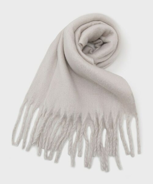 ESPERANZA / エスペランサ マフラー・ショール・スヌード・ストール | 厚手起毛無地ストール(ベージュ(052))
