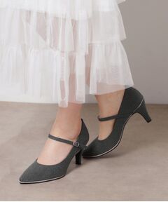 ESPERANZA / エスペランサ パンプス | ラメパイピングストラップパンプス