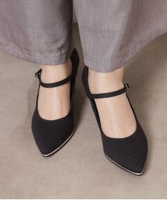 ESPERANZA / エスペランサ パンプス | ラメパイピングストラップパンプス