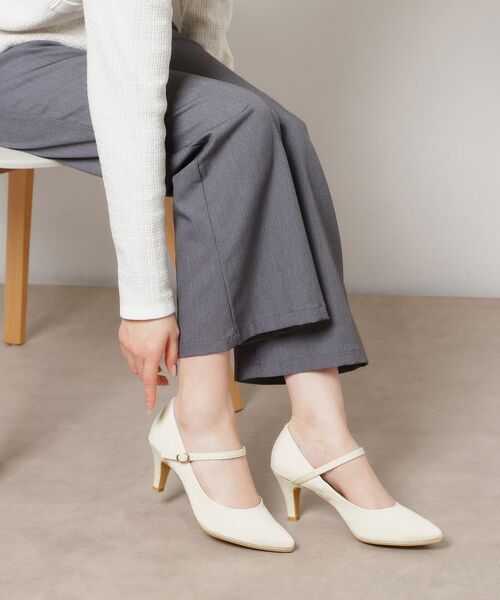 ESPERANZA / エスペランサ パンプス | ラメパイピングストラップパンプス | 詳細1