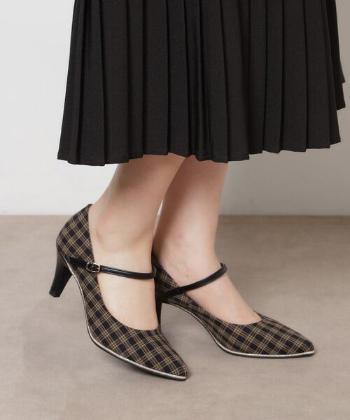 ESPERANZA / エスペランサ パンプス | ラメパイピングストラップパンプス | 詳細10
