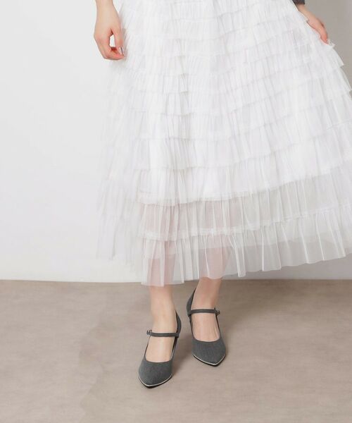 ESPERANZA / エスペランサ パンプス | ラメパイピングストラップパンプス | 詳細4