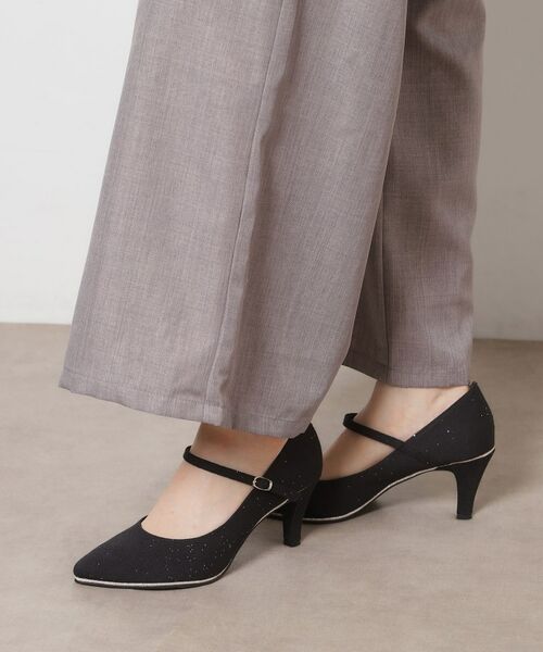 ESPERANZA / エスペランサ パンプス | ラメパイピングストラップパンプス | 詳細7