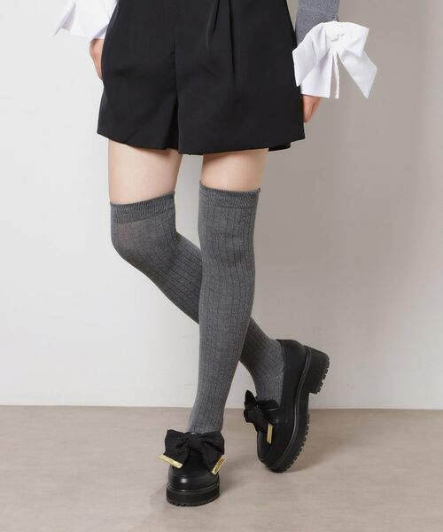 ESPERANZA / エスペランサ パンプス | 晴雨兼用リボン厚底ローファー | 詳細1