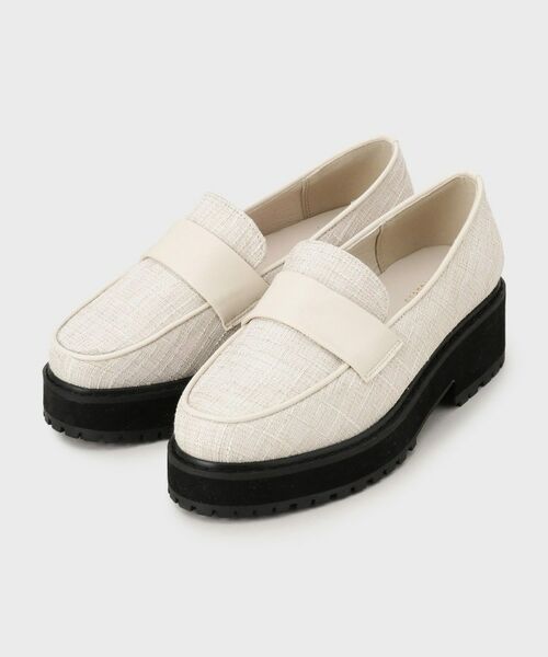 ESPERANZA / エスペランサ パンプス | 晴雨兼用リボン厚底ローファー | 詳細14