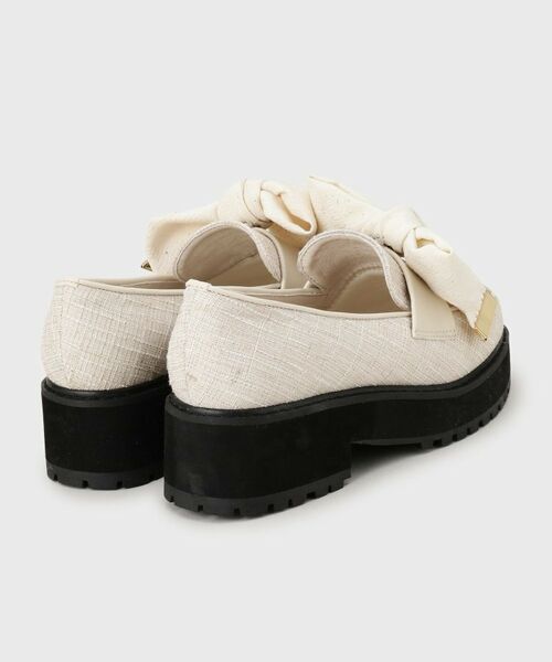 ESPERANZA / エスペランサ パンプス | 晴雨兼用リボン厚底ローファー | 詳細19