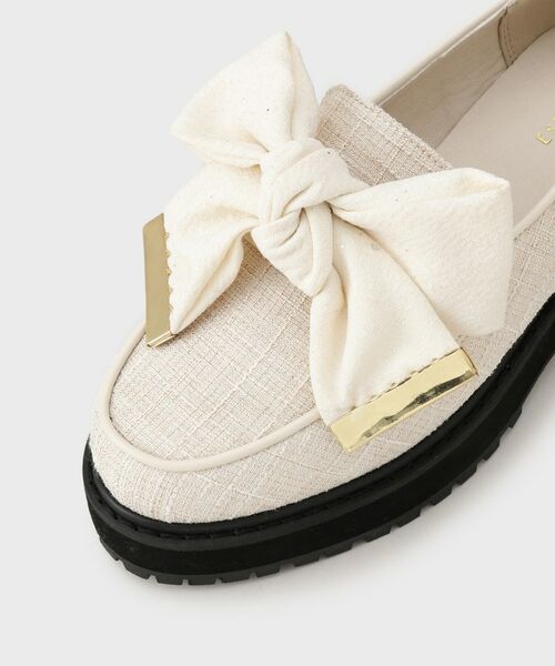 ESPERANZA / エスペランサ パンプス | 晴雨兼用リボン厚底ローファー | 詳細23