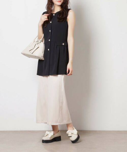 ESPERANZA / エスペランサ パンプス | 晴雨兼用リボン厚底ローファー | 詳細6