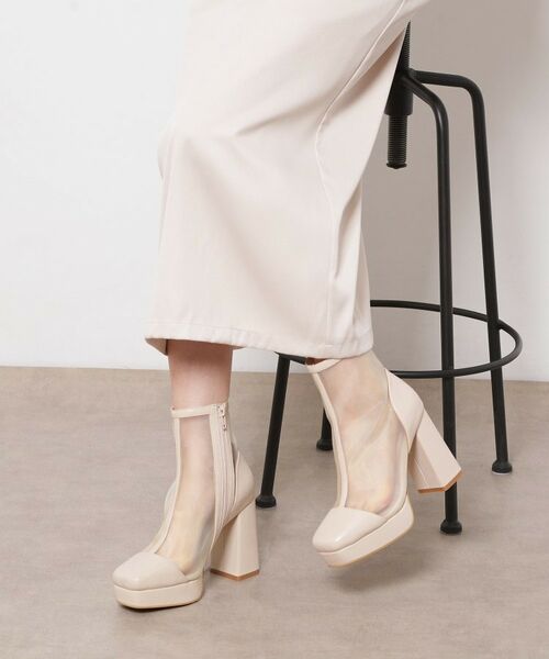 ESPERANZA / エスペランサ ブーツ（ショート丈） | チュールスクエアブーツ | 詳細1