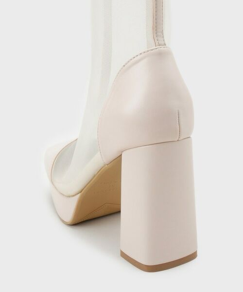 ESPERANZA / エスペランサ ブーツ（ショート丈） | チュールスクエアブーツ | 詳細18