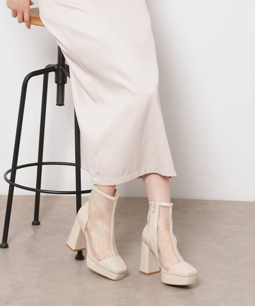 ESPERANZA / エスペランサ ブーツ（ショート丈） | チュールスクエアブーツ | 詳細2