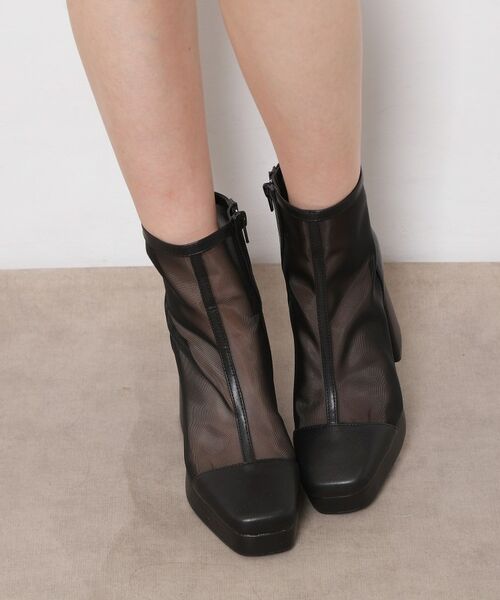 ESPERANZA / エスペランサ ブーツ（ショート丈） | チュールスクエアブーツ | 詳細4