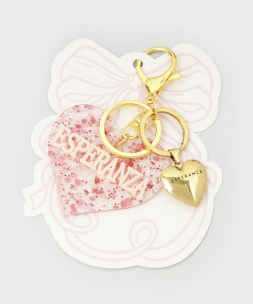 ESPERANZA / エスペランサ キーホルダー・ストラップ | ハートチャーム | 詳細1