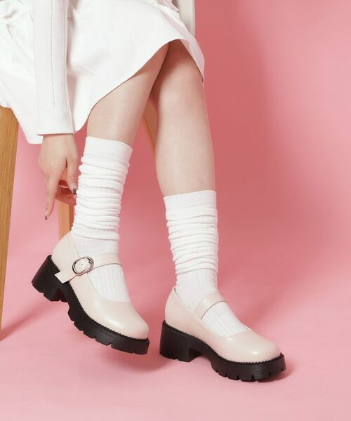 ESPERANZA / エスペランサ パンプス | ストラップ付パンプスメリージェーン（アイボリー(004)）