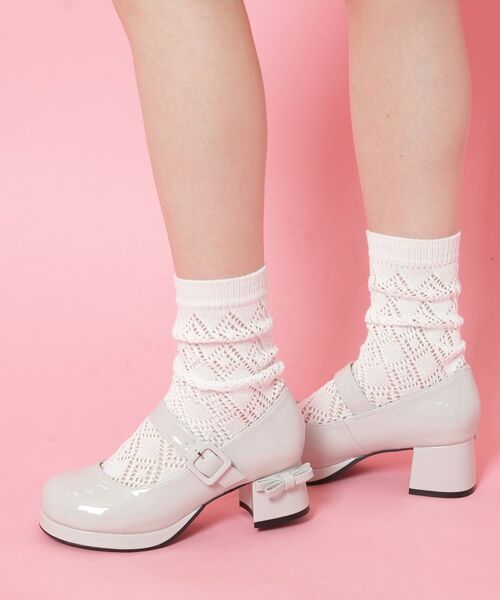 ESPERANZA / エスペランサ パンプス | バレエコアストラップ付リボン付きパンプス | 詳細1