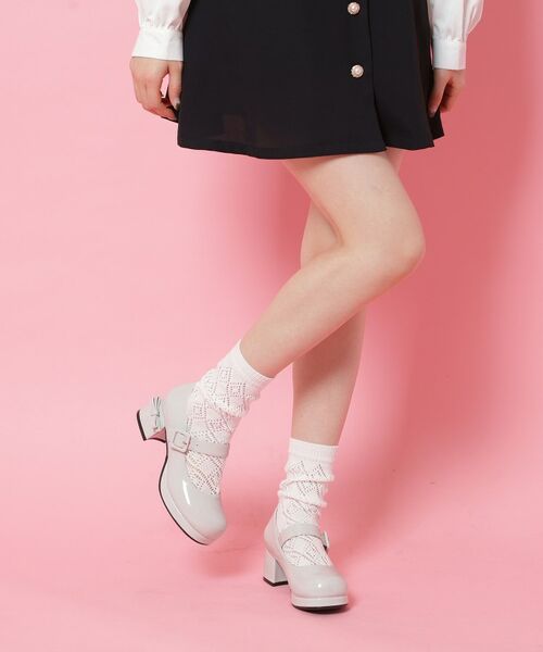 ESPERANZA / エスペランサ パンプス | バレエコアストラップ付リボン付きパンプス | 詳細2