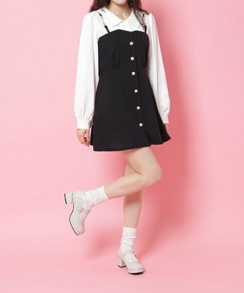 ESPERANZA / エスペランサ パンプス | バレエコアストラップ付リボン付きパンプス | 詳細3