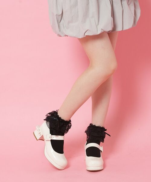 ESPERANZA / エスペランサ パンプス | バレエコアストラップ付リボン付きパンプス | 詳細8