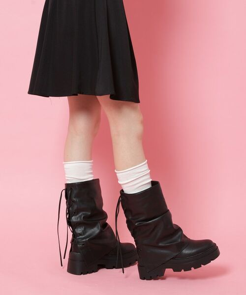 ESPERANZA / エスペランサ ブーツ（ショート丈） | バックレースアップ×カバーブーツ | 詳細2