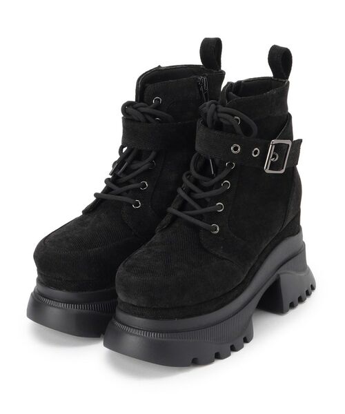 ESPERANZA / エスペランサ ブーツ（ショート丈） | レースアップバックル厚底ブーツ | 詳細10
