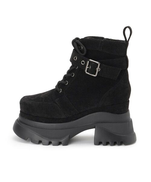 ESPERANZA / エスペランサ ブーツ（ショート丈） | レースアップバックル厚底ブーツ | 詳細13