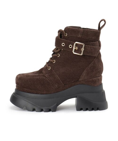 ESPERANZA / エスペランサ ブーツ（ショート丈） | レースアップバックル厚底ブーツ | 詳細14