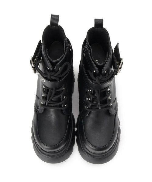 ESPERANZA / エスペランサ ブーツ（ショート丈） | レースアップバックル厚底ブーツ | 詳細17