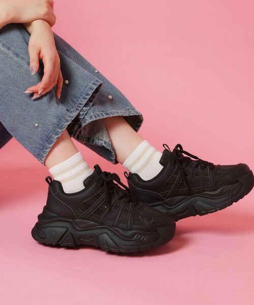 ESPERANZA / エスペランサ スニーカー | 厚底スニーカー（ブラック(019)）