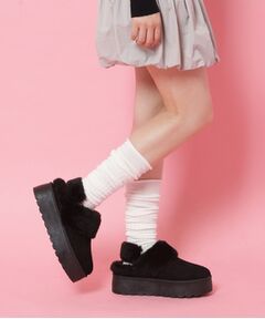 ESPERANZA / エスペランサ サンダル | フェイクムートンサボ　ベルト取り外し可